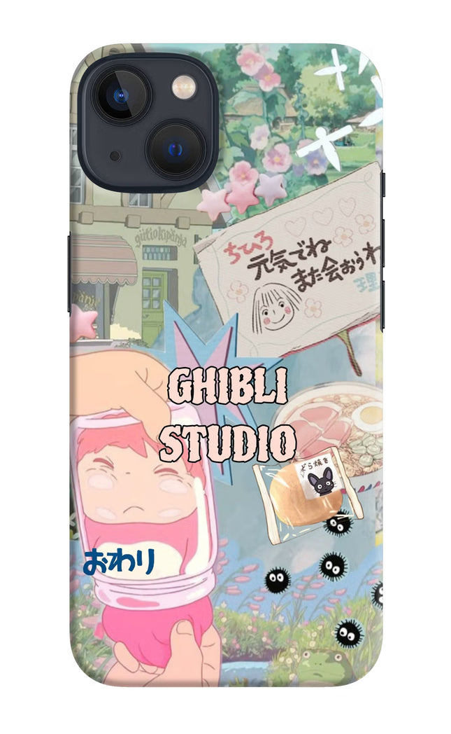 Studio Ghibli iPhone 13 Hard Case Back Cover by Casekaro