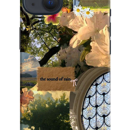 Rain iPhone 13 Hard Case Back Cover by Casekaro