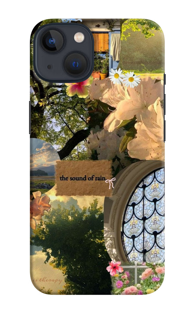 Rain iPhone 13 Hard Case Back Cover by Casekaro