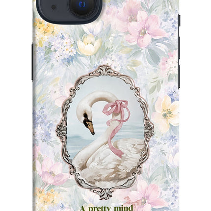 Pretty Mind Pretty Soul iPhone 13 Hard Case Back Cover by Casekaro