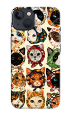 Cool Cat iPhone 13 Hard Case Back Cover by Casekaro