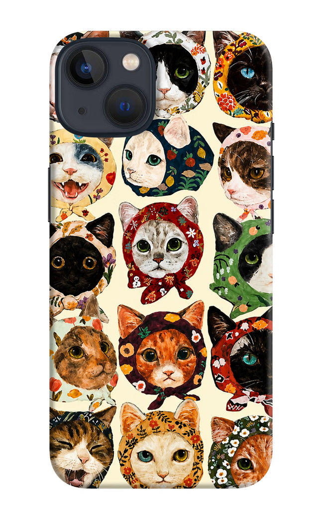 Cool Cat iPhone 13 Hard Case Back Cover by Casekaro