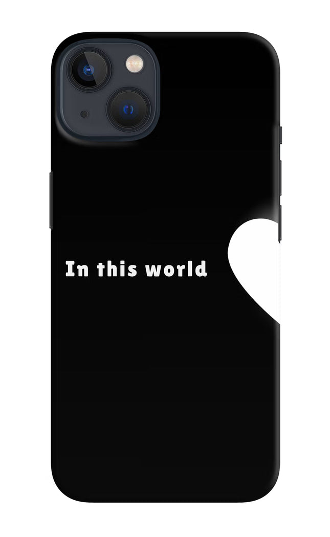 This World iPhone 13 Hard Case Back Cover by Casekaro