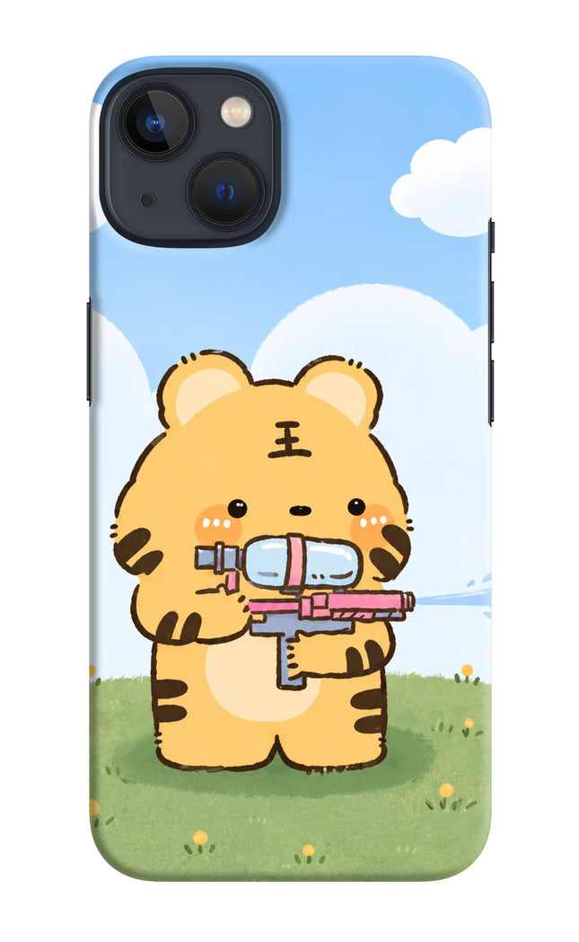 Tiger Treat iPhone 13 Hard Case Back Cover by Casekaro