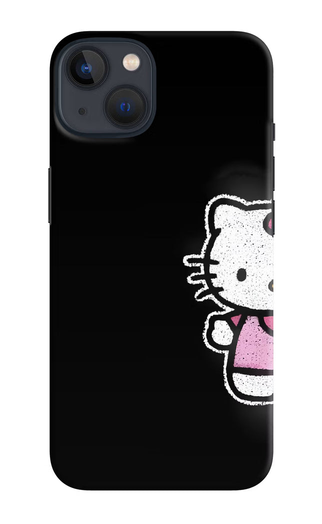 Kitty Charm iPhone 13 Hard Case Back Cover by Casekaro