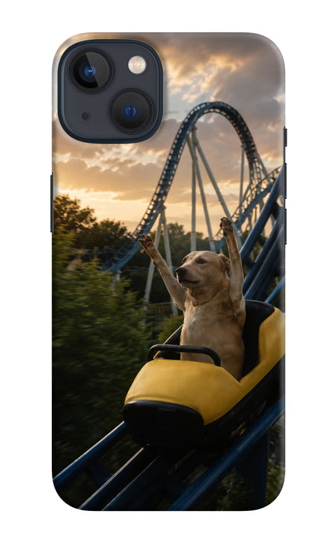 Rollercoaster Dog iPhone 13 Back Cover