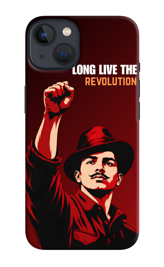 Bhagat Singh Revolution iPhone 13 Back Cover