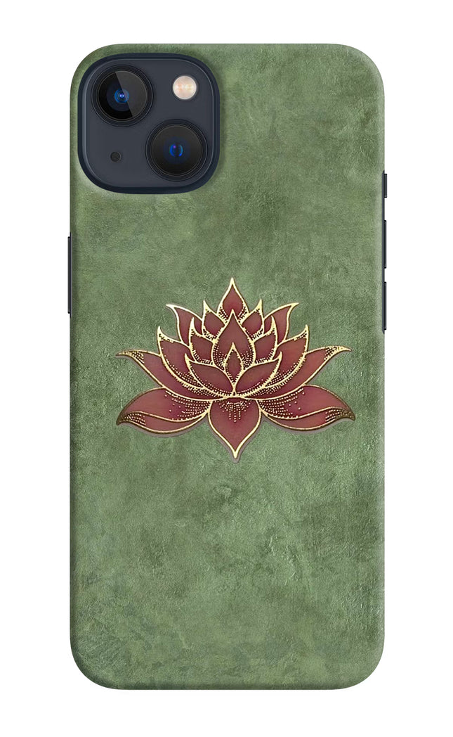 Lotus Grace iPhone 13 Hard Case Back Cover by Casekaro