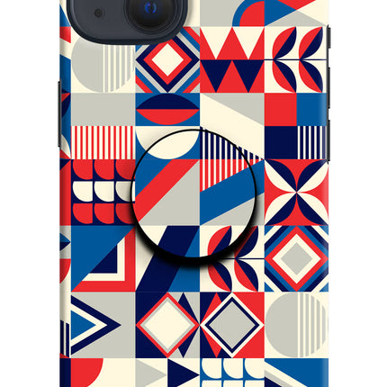 Colorful Pattern iPhone 13 Pop Case by Casekaro