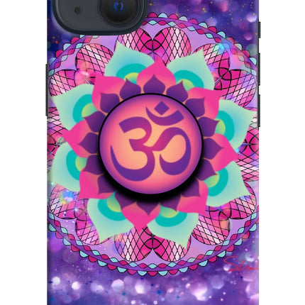 Om Purple iPhone 13 Pop Case by Casekaro