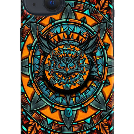 Angry Owl iPhone 13 Pop Case by Casekaro