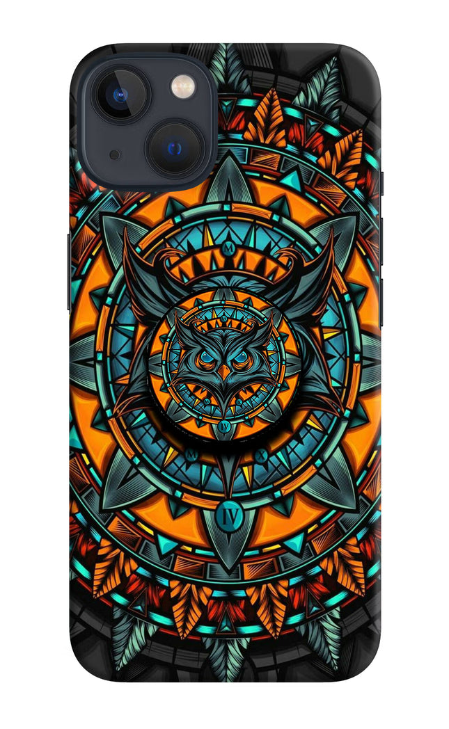 Angry Owl iPhone 13 Pop Case by Casekaro