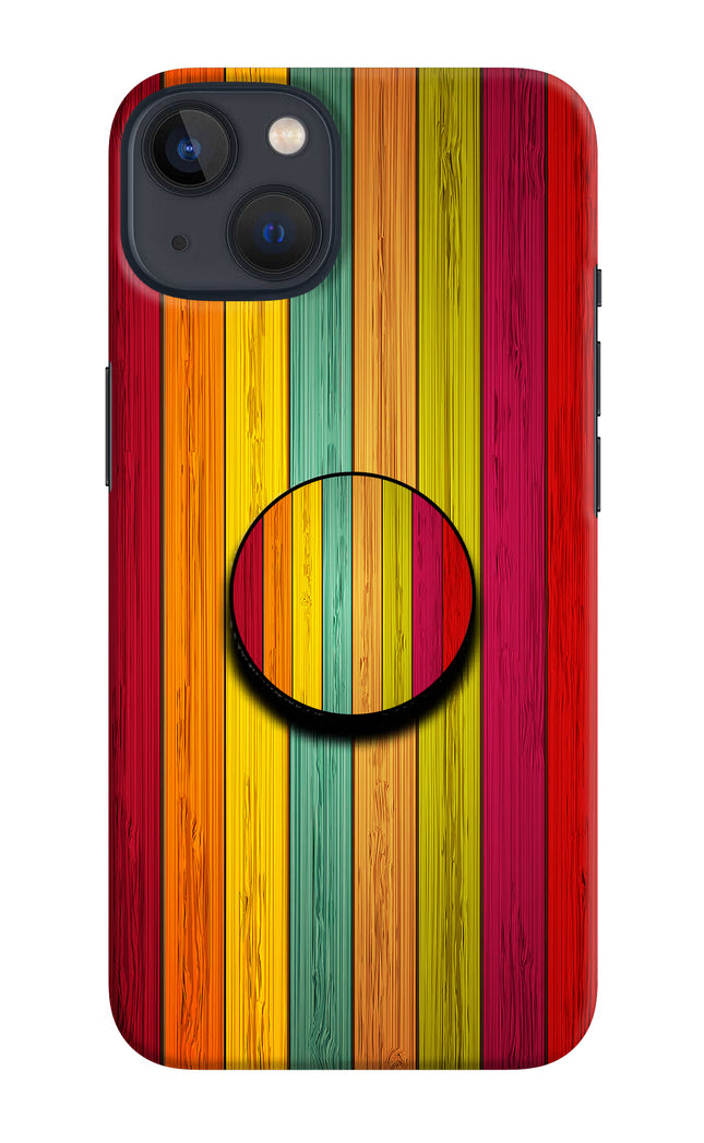 Multicolor Wooden iPhone 13 Pop Case by Casekaro