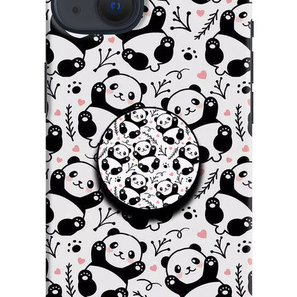 Cute Panda iPhone 13 Pop Case by Casekaro