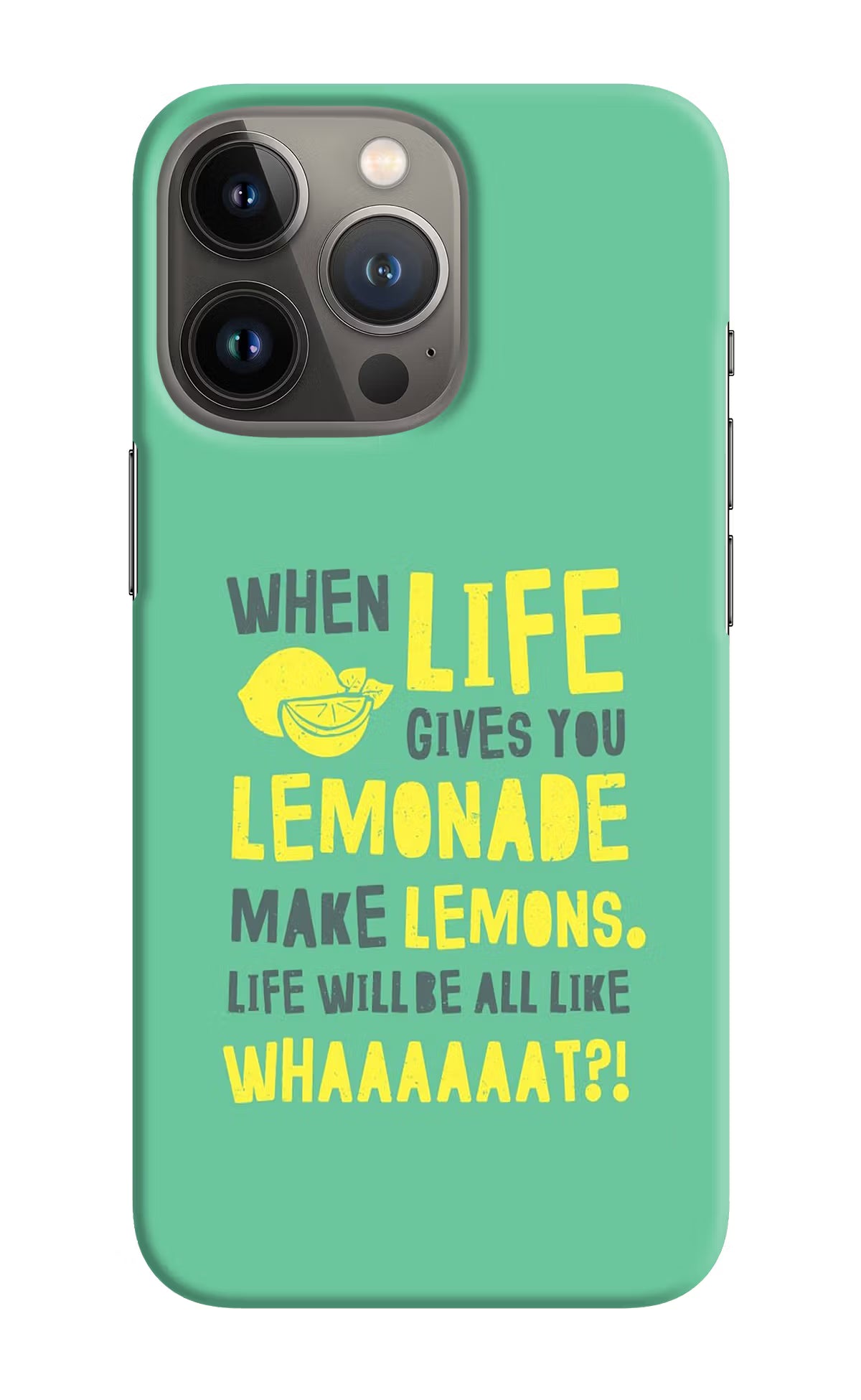 Quote iPhone 13 Pro Hard Case Back Cover by Casekaro