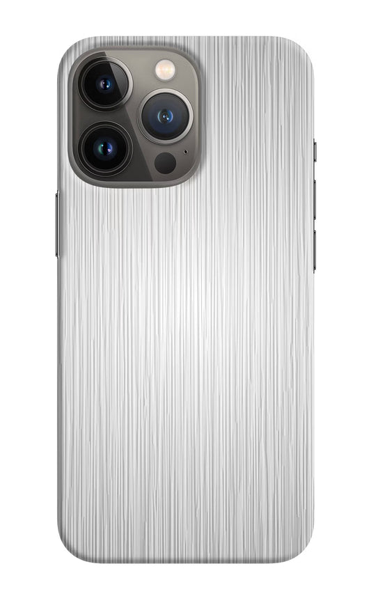 Wooden Grey Texture iPhone 13 Pro Hard Case Back Cover by Casekaro