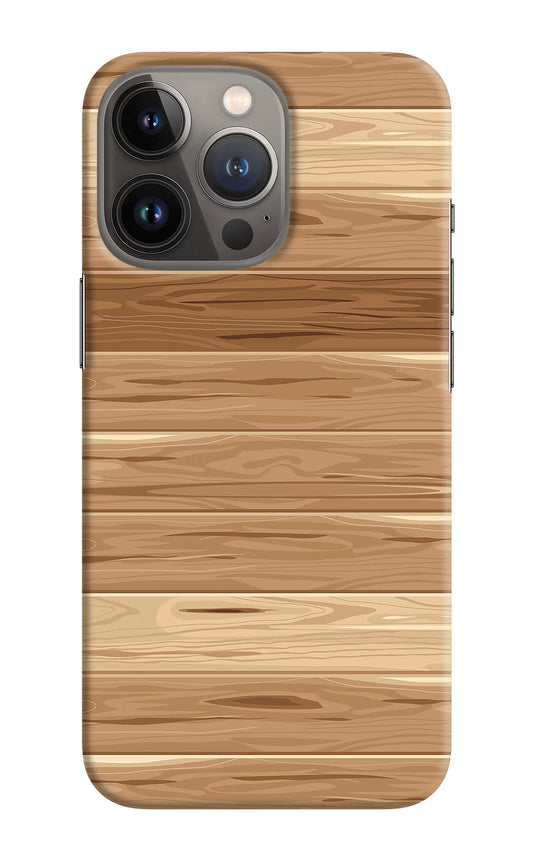 Wooden Vector iPhone 13 Pro Hard Case Back Cover by Casekaro