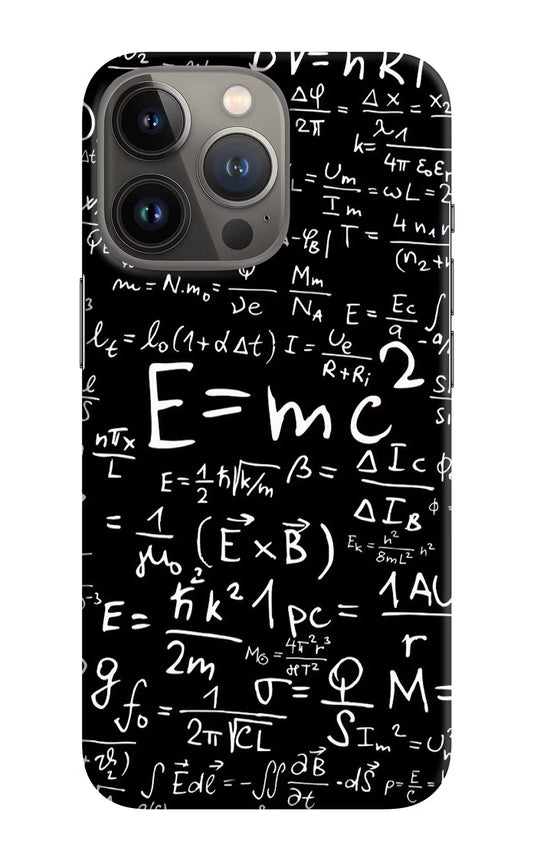 Physics Formula iPhone 13 Pro Hard Case Back Cover by Casekaro