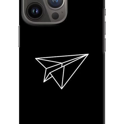 Paper Plane White iPhone 13 Pro Hard Case Back Cover by Casekaro