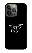 Paper Plane White iPhone 13 Pro Hard Case Back Cover by Casekaro