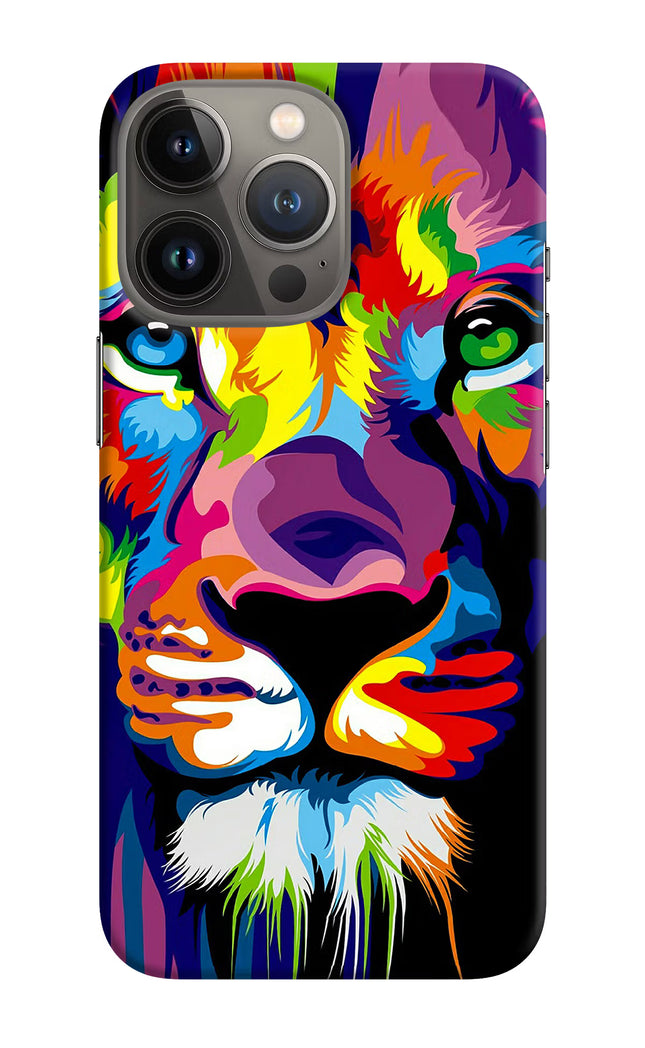 Lion iPhone 13 Pro Hard Case Back Cover by Casekaro