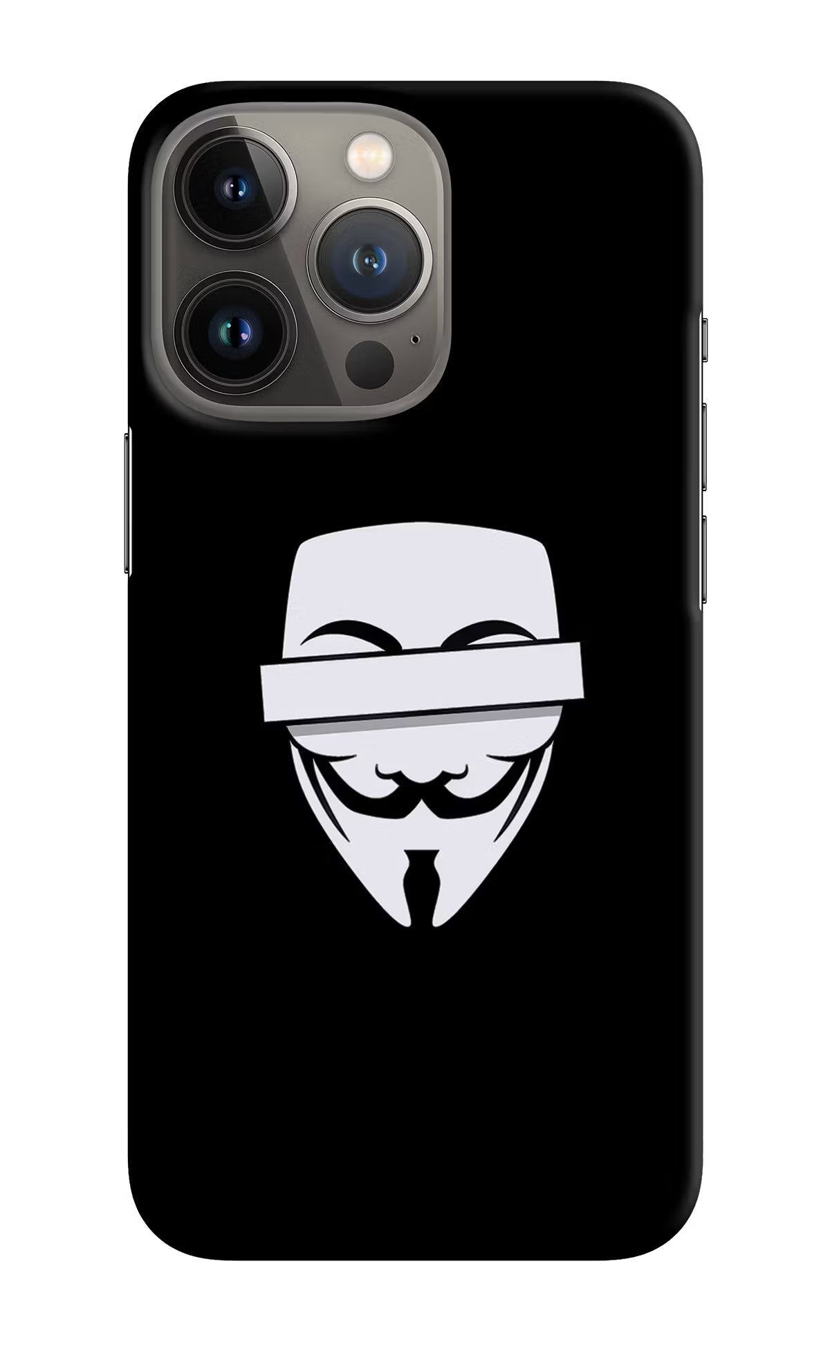 Anonymous Face iPhone 13 Pro Hard Case Back Cover by Casekaro