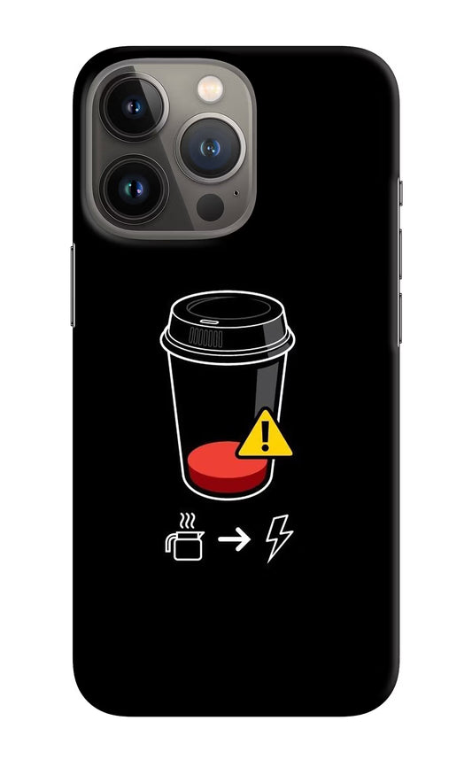 Coffee iPhone 13 Pro Hard Case Back Cover by Casekaro