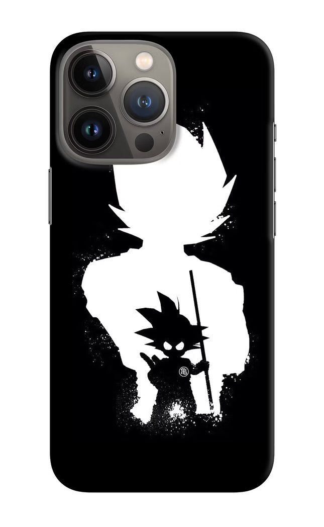Goku Shadow iPhone 13 Pro Hard Case Back Cover by Casekaro