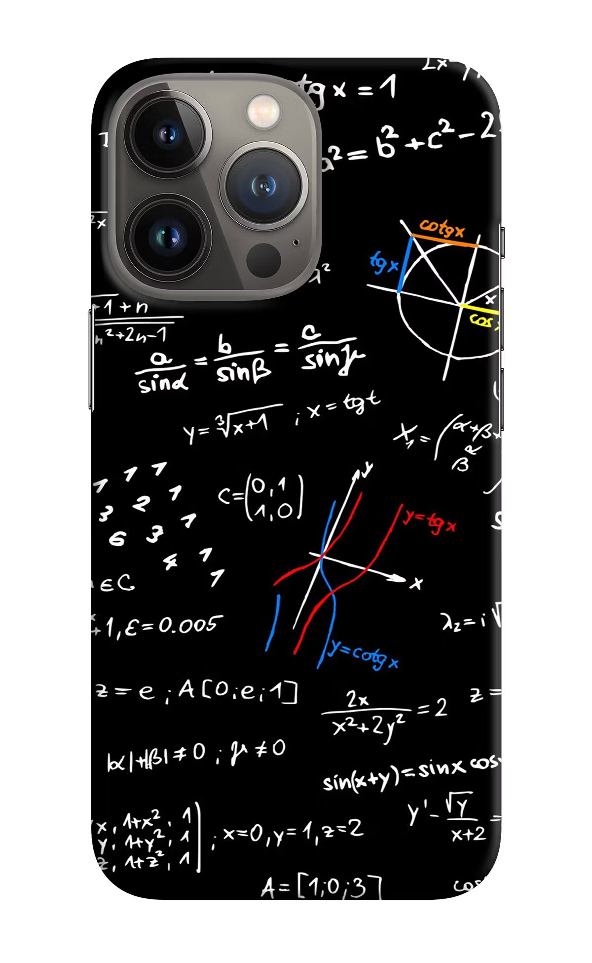 Mathematics Formula iPhone 13 Pro Hard Case Back Cover by Casekaro