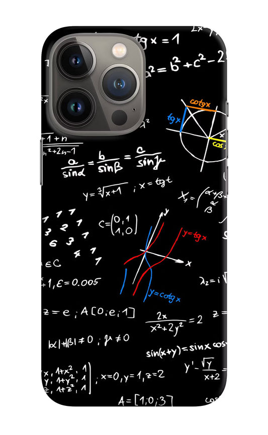 Mathematics Formula iPhone 13 Pro Hard Case Back Cover by Casekaro