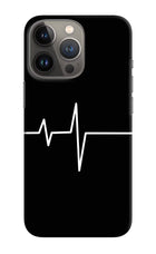 Heart Beats iPhone 13 Pro Hard Case Back Cover by Casekaro