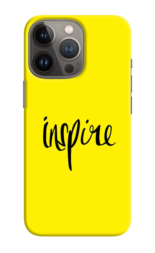 Inspire iPhone 13 Pro Hard Case Back Cover by Casekaro