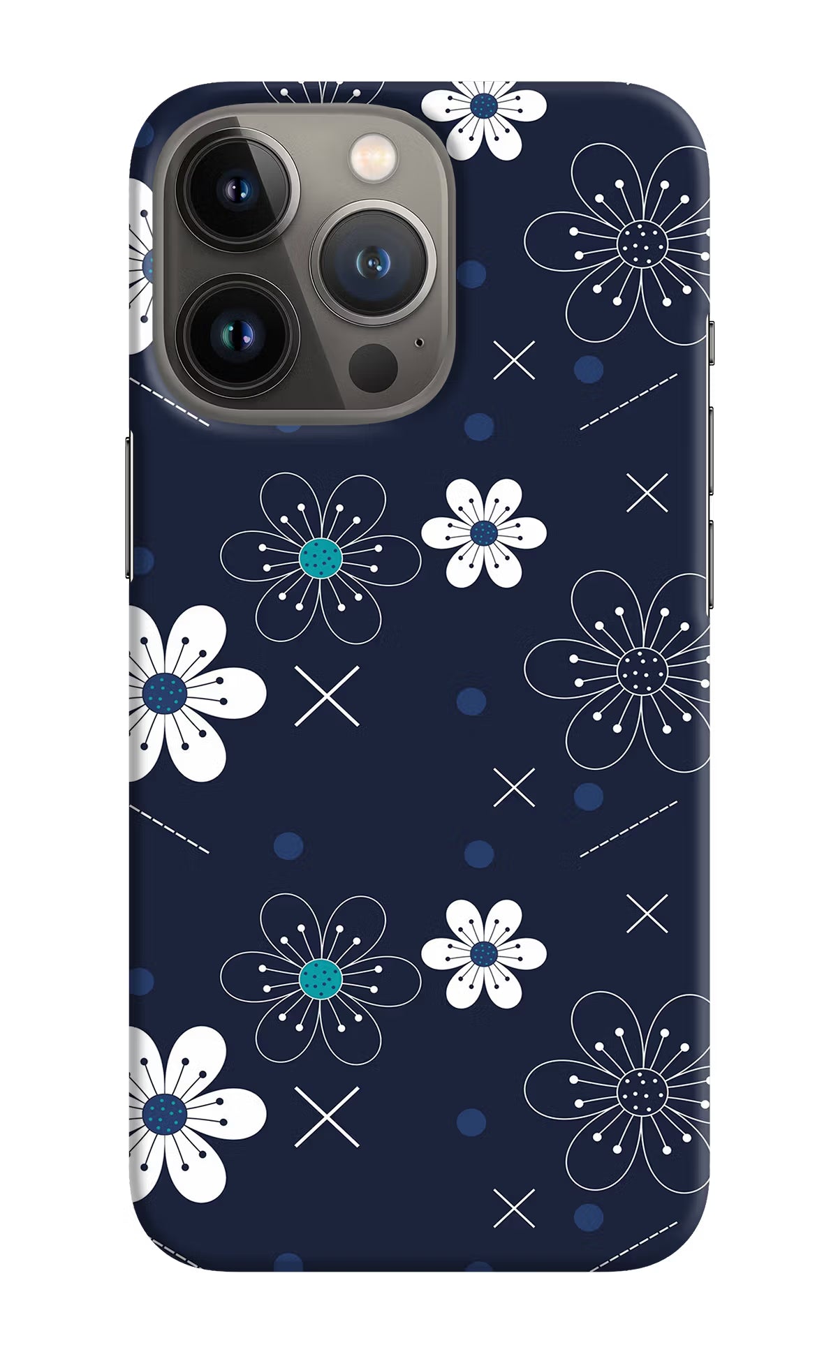 Flowers iPhone 13 Pro Hard Case Back Cover by Casekaro