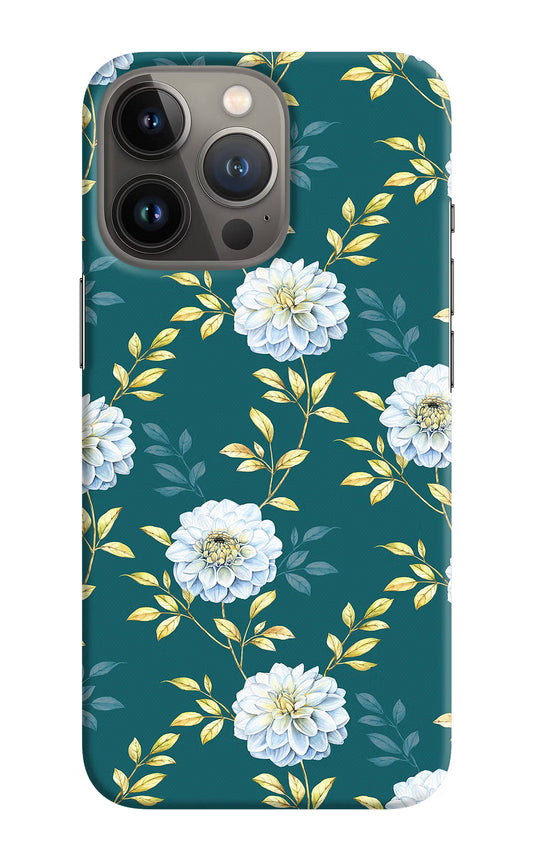 Flowers iPhone 13 Pro Hard Case Back Cover by Casekaro