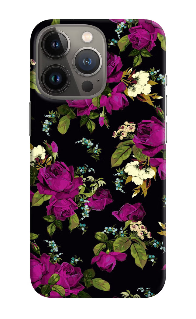 Flowers iPhone 13 Pro Hard Case Back Cover by Casekaro