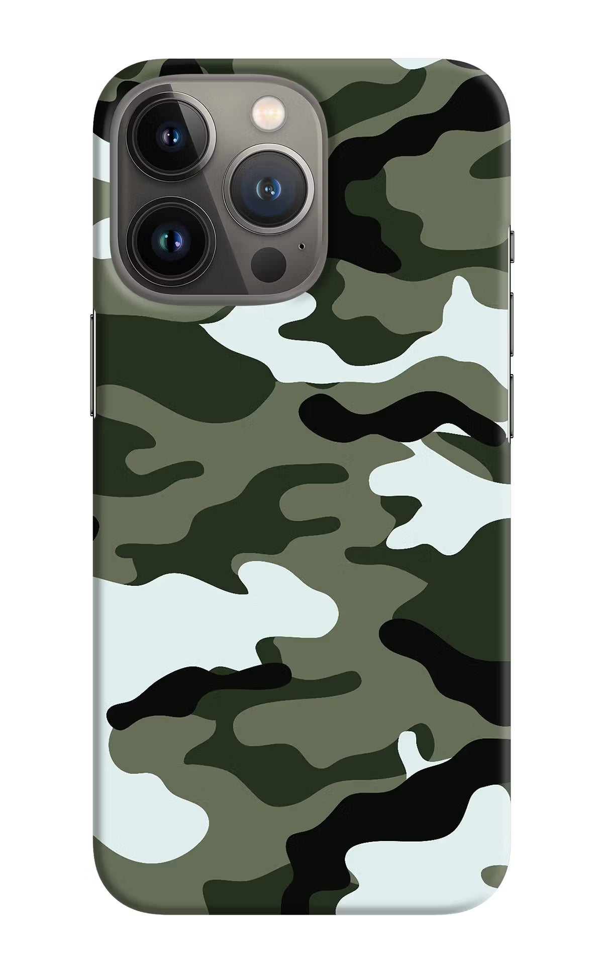 Camouflage iPhone 13 Pro Hard Case Back Cover by Casekaro