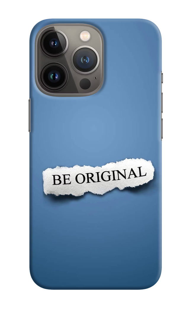 Be Original iPhone 13 Pro Hard Case Back Cover by Casekaro