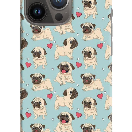 Pug Dog iPhone 13 Pro Hard Case Back Cover by Casekaro