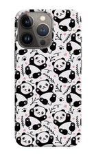 Cute Panda iPhone 13 Pro Hard Case Back Cover by Casekaro