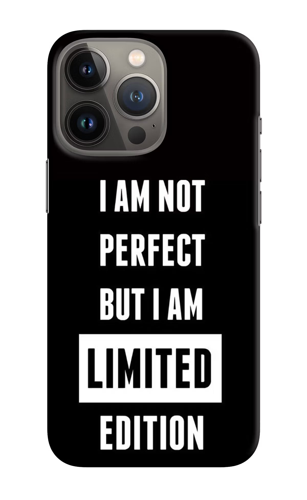 I Am Not Perfect But I Am Limited Edition iPhone 13 Pro Hard Case Back Cover by Casekaro