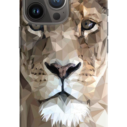 Lion Art iPhone 13 Pro Hard Case Back Cover by Casekaro