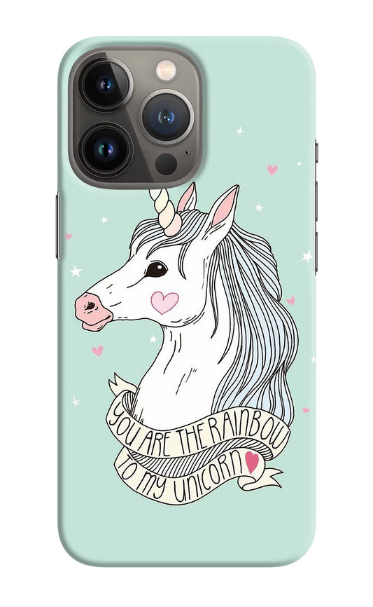 Unicorn Wallpaper iPhone 13 Pro Hard Case Back Cover by Casekaro