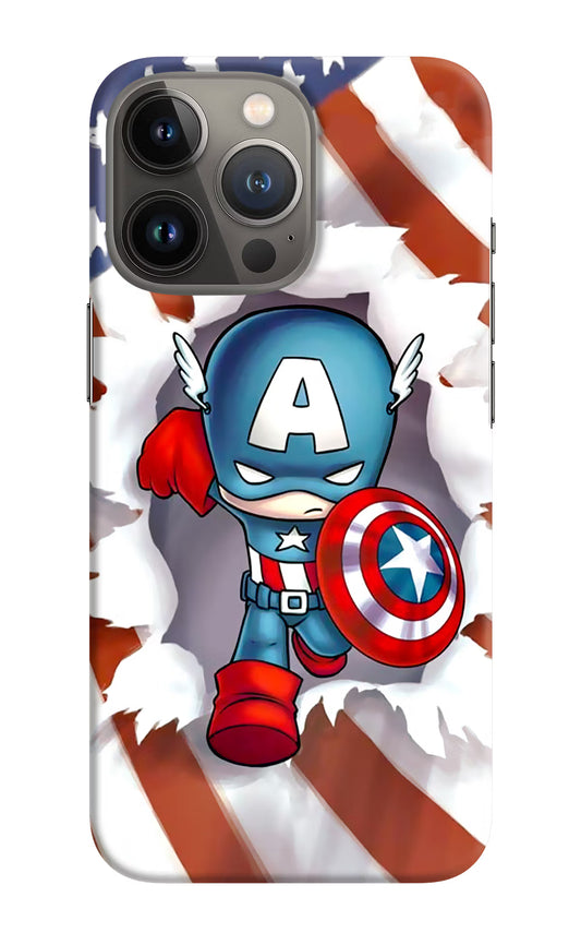 Captain America iPhone 13 Pro Hard Case Back Cover by Casekaro
