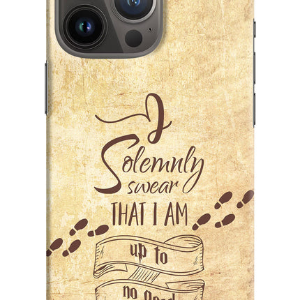 I Solemnly swear that i up to no good iPhone 13 Pro Hard Case Back Cover by Casekaro