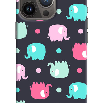 Elephants iPhone 13 Pro Hard Case Back Cover by Casekaro