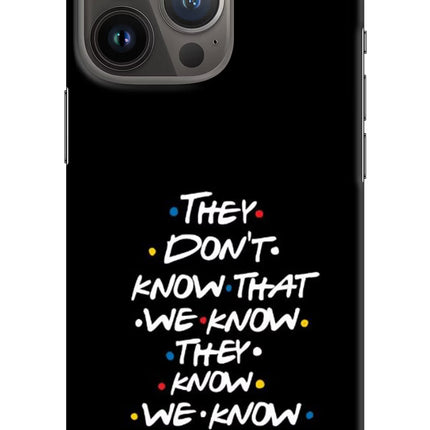 FRIENDS Dialogue iPhone 13 Pro Hard Case Back Cover by Casekaro