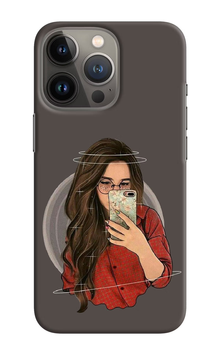 Selfie Queen iPhone 13 Pro Back Cover, Hard case