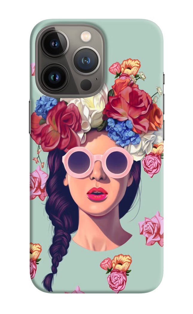 Pretty Girl iPhone 13 Pro Hard Case Back Cover by Casekaro