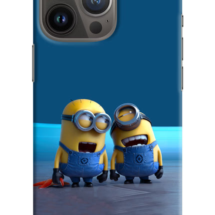 Minion Laughing iPhone 13 Pro Hard Case Back Cover by Casekaro