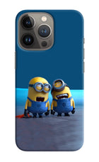 Minion Laughing iPhone 13 Pro Hard Case Back Cover by Casekaro